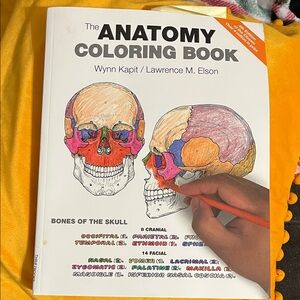 The Anatomy Coloring Book (helpful for PAs, Medical students, PT students)